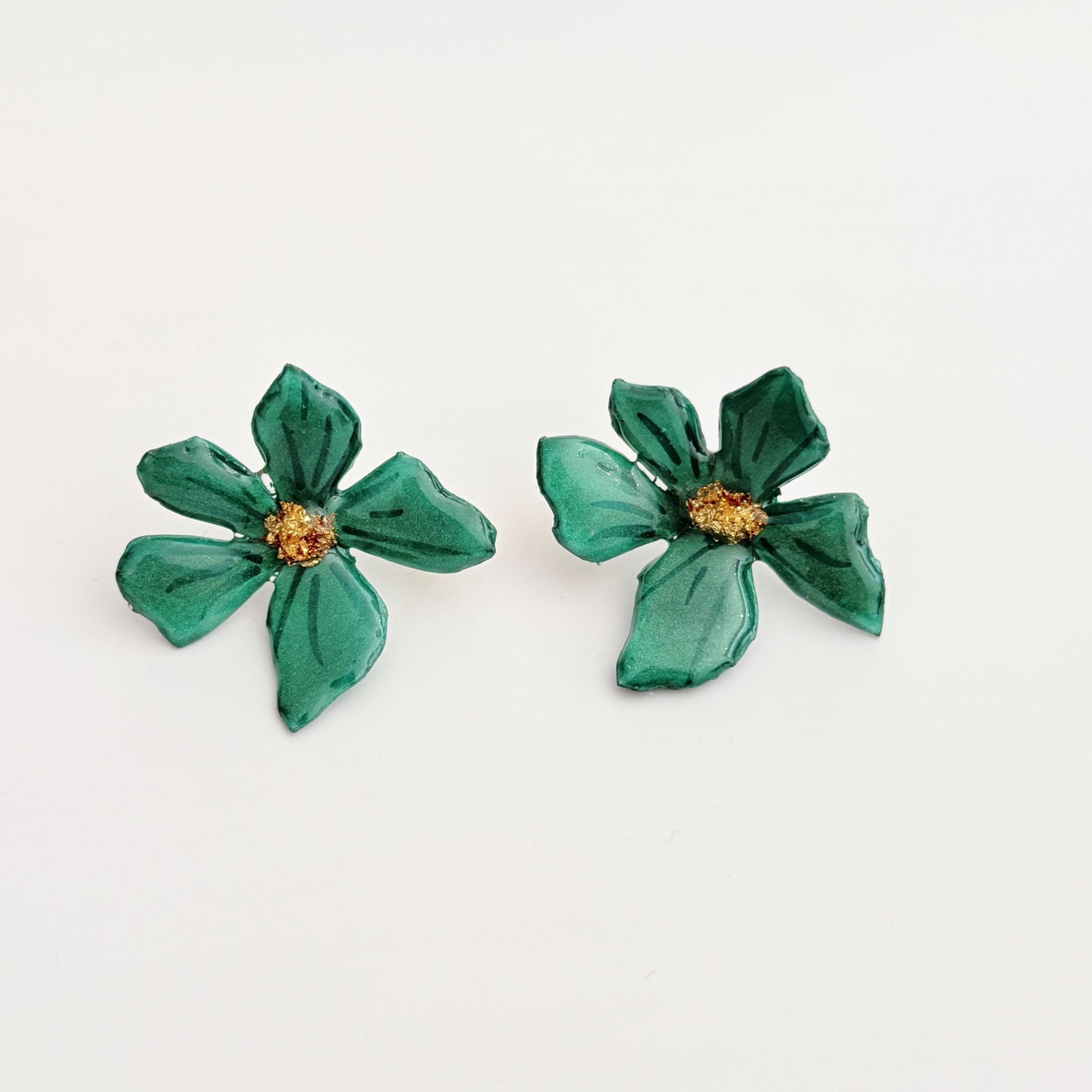 Brincos Spring Feels médio verde | Andreia Hoffmann