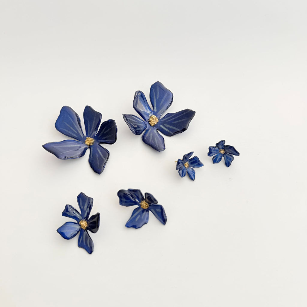 Brincos Spring Feels médio azul | Andreia Hoffmann