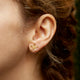 Brincos Asteroidea Micro dourados | Tania Gil Jewelry