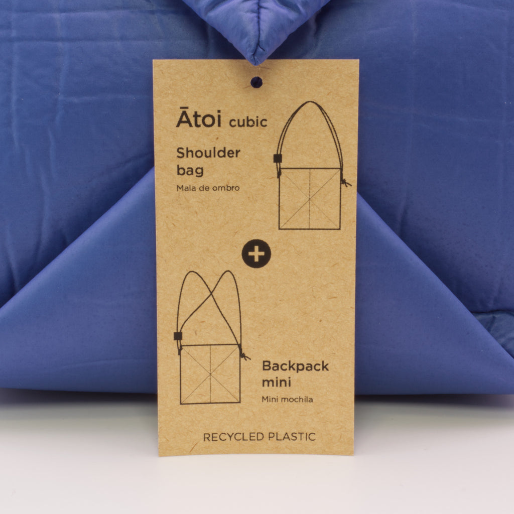 Ātoi Cubic Bag Indigo | BirdWalk Design
