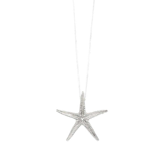 Colar Asteroidea prateado | Tania Gil Jewelry
