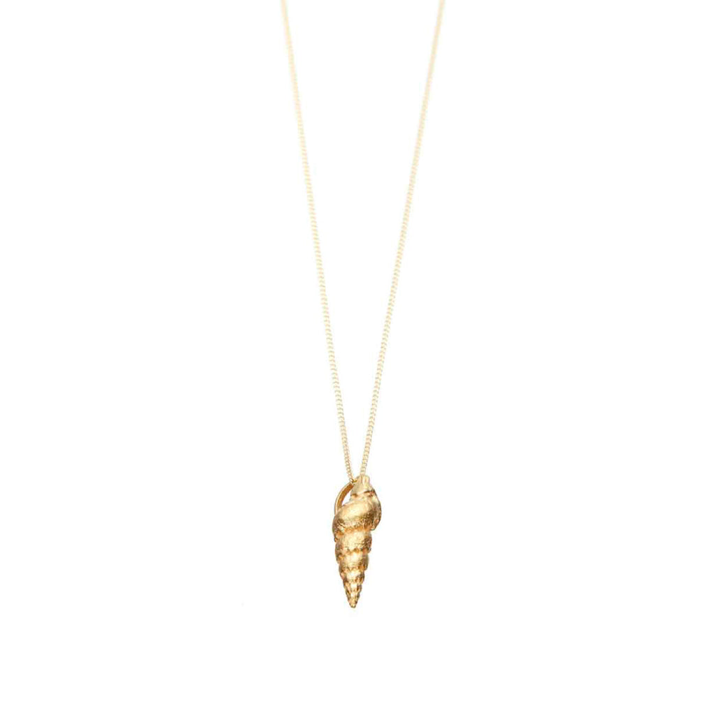 Colar Snail Macro dourado | Tania Gil Jewelry