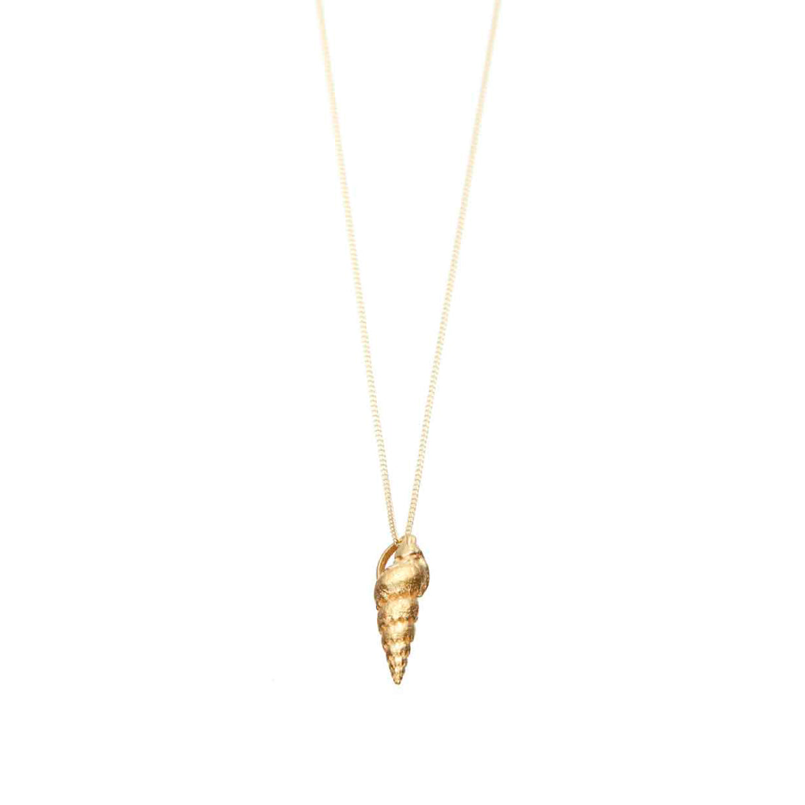 Colar Snail Macro dourado | Tania Gil Jewelry