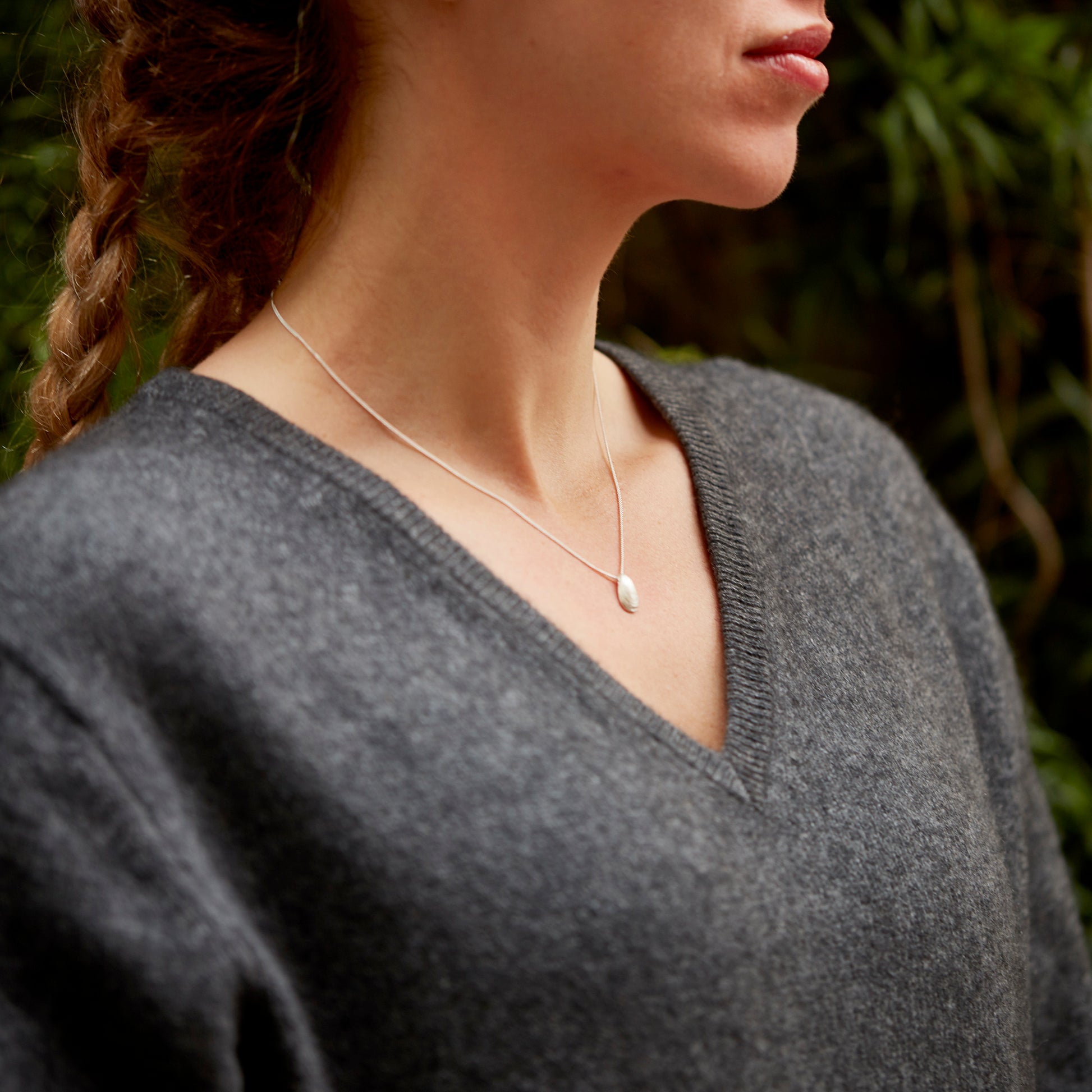 Colar Mytilus Micro prateado | Tania Gil Jewelry