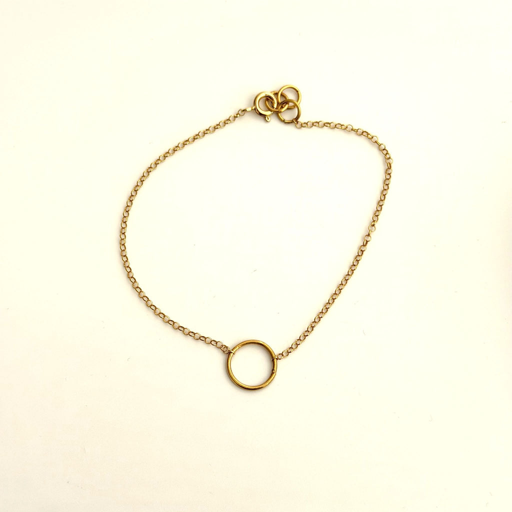 Pulseira Argola Dourada | Eva Sal