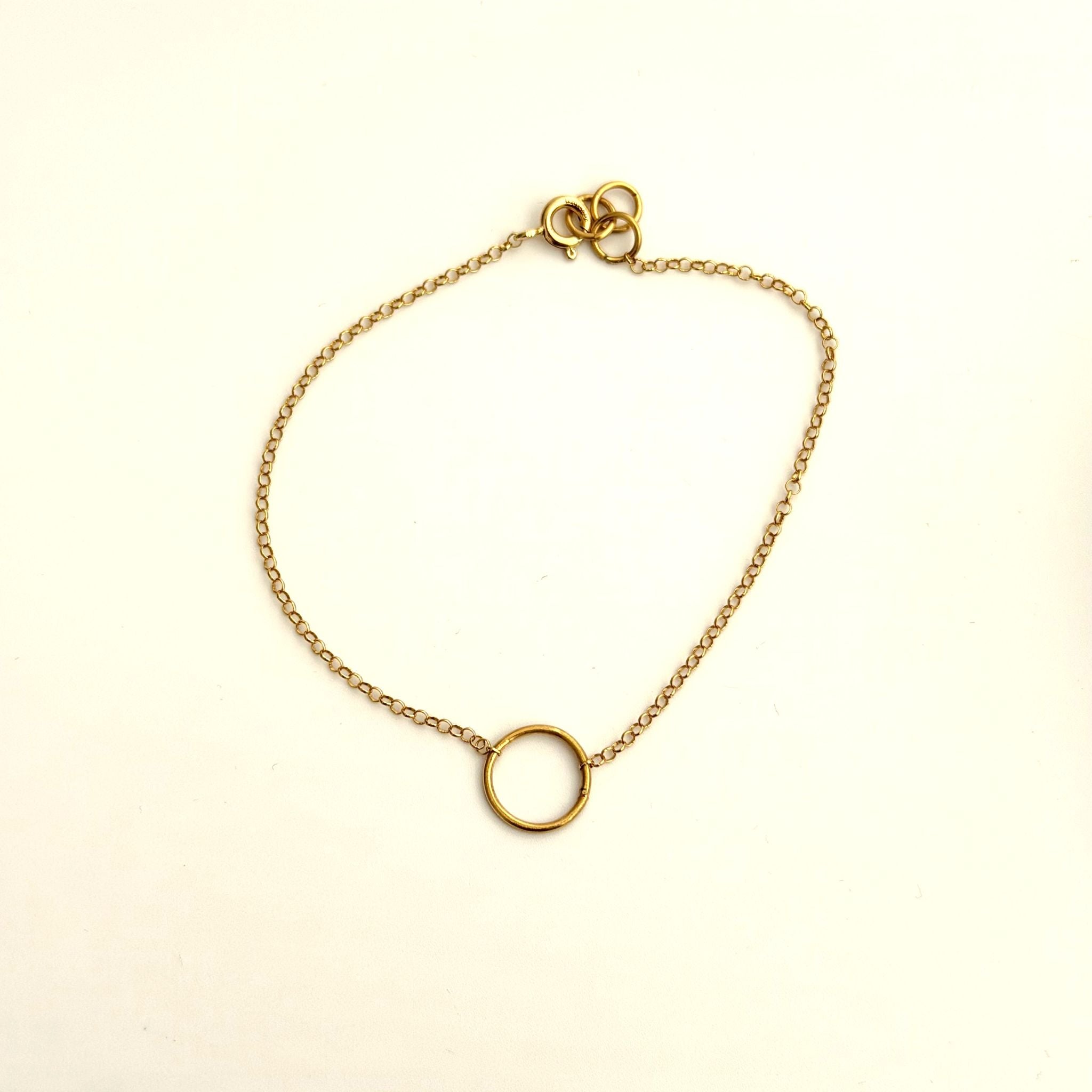 Pulseira Argola Dourada | Eva Sal