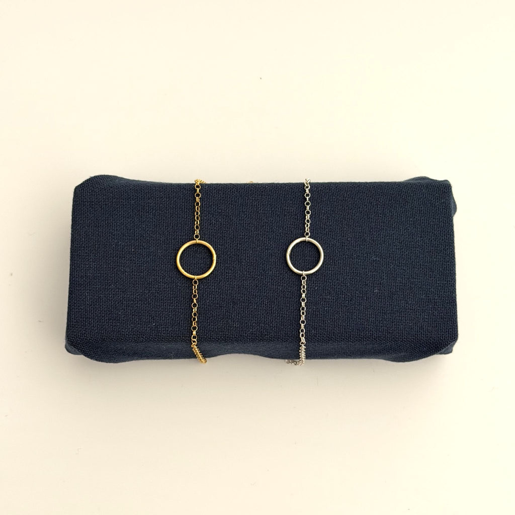 Pulseira Argola Dourada | Eva Sal