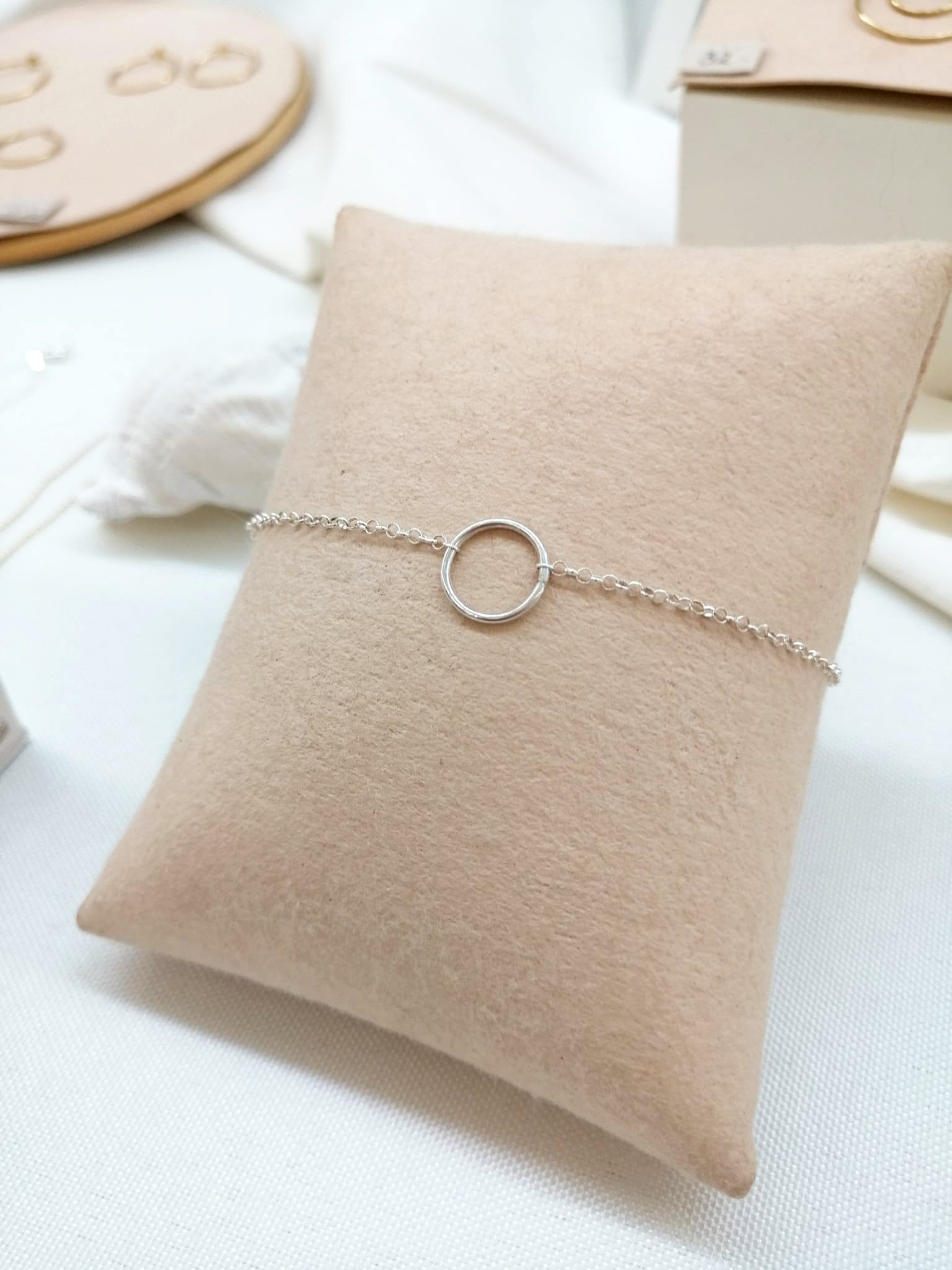 Pulseira Leve Argola prateada | Eva Sal