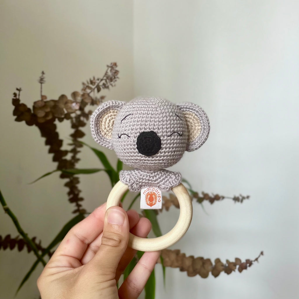 Mordedor Coala Carlo Amigurumi | Matipatipa