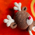 Mordedor Rena Rita chocolate Amigurumi | Matipatipa