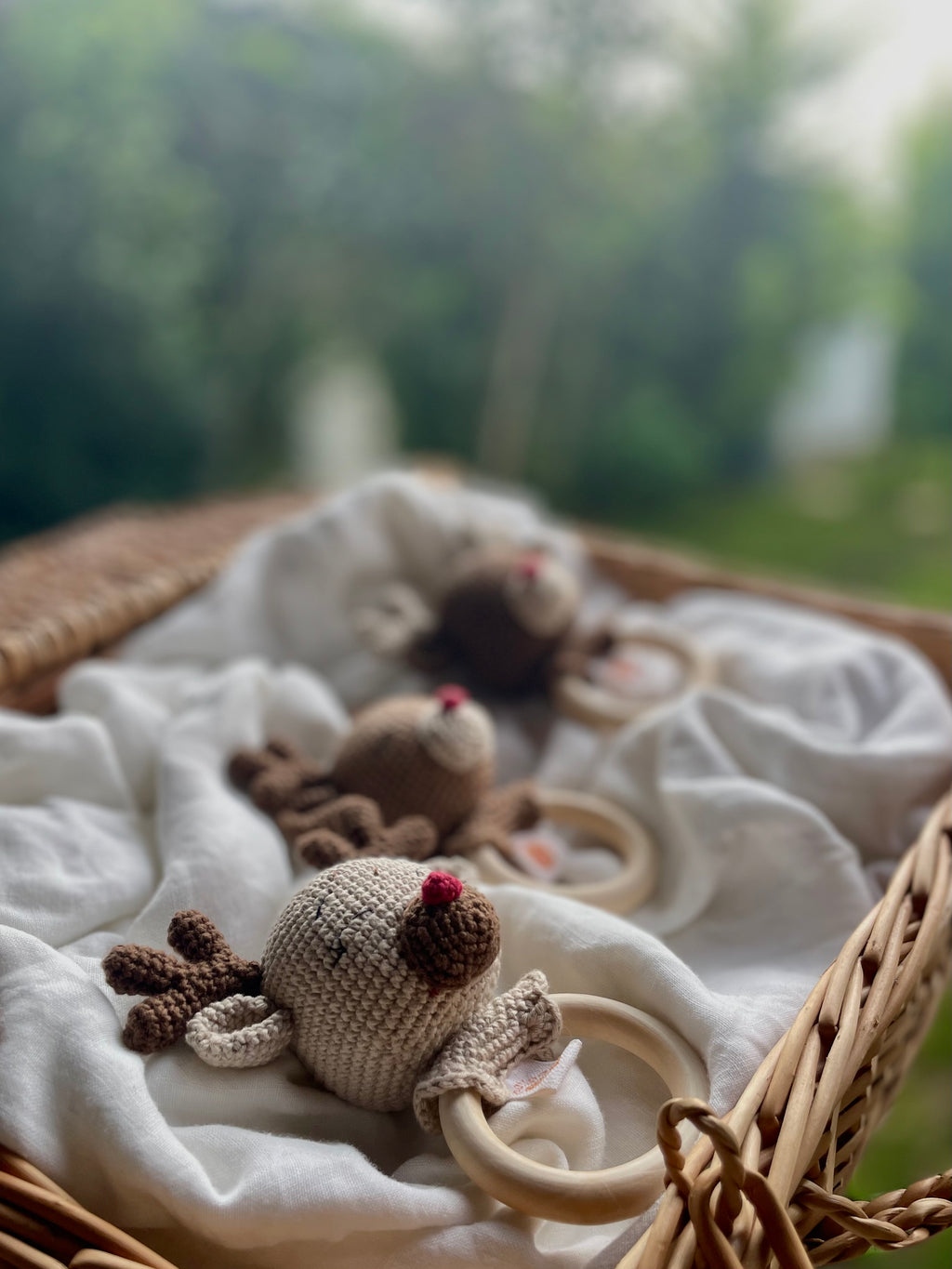 Mordedor Rena Rita marzipan Amigurumi | Matipatipa