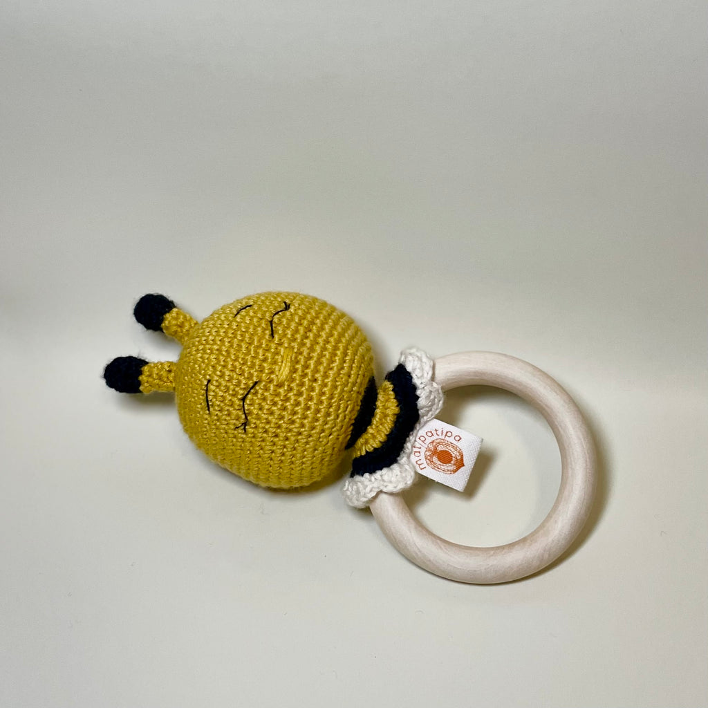 Mordedor Abelha Abigail Amigurumi | Matipatipa