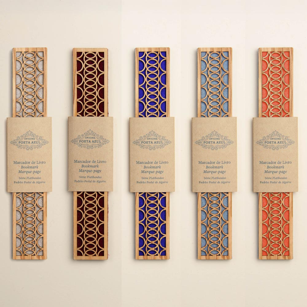 Marcador de Livros Platibandas Postal do Algarve toranja | Oficina Poeta Azul