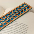 Marcador de Livros Platibandas Vale da Boa Hora azul turquesa | Oficina Poeta Azul