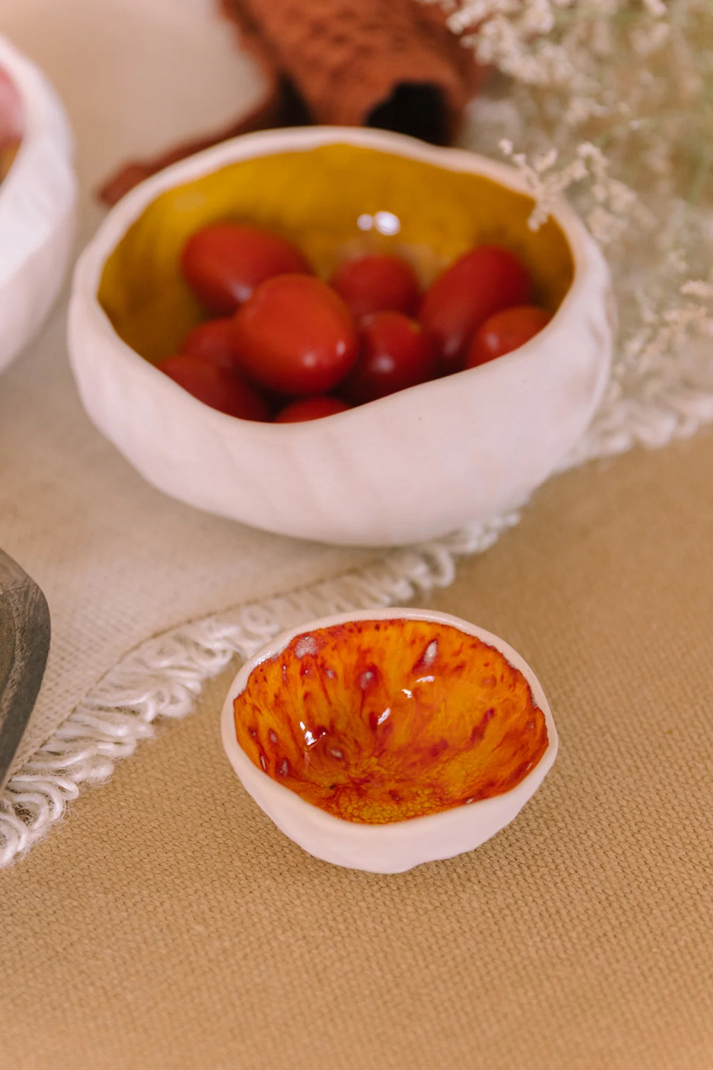 Taça Algarve T4 Laranja | Pássaro de Seda