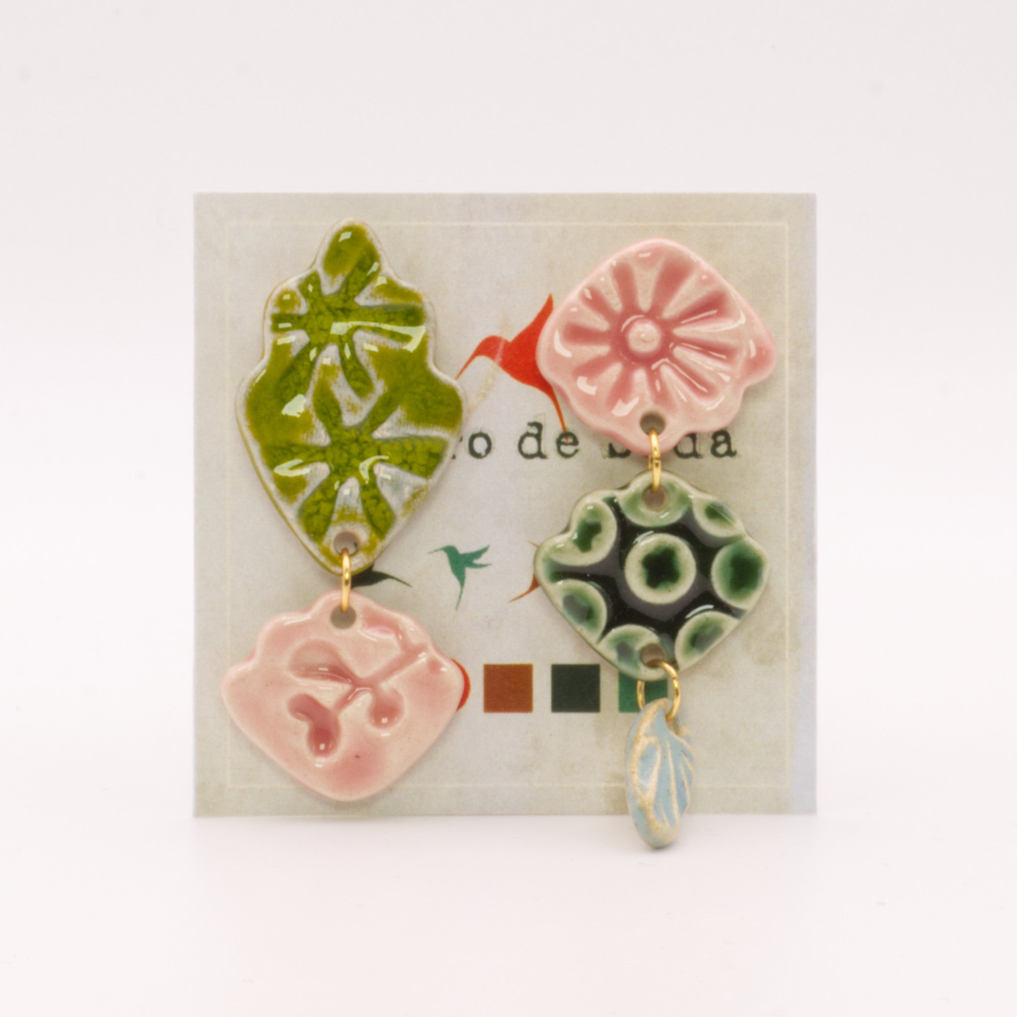 Brincos Candy 6 | Pássaro de Seda