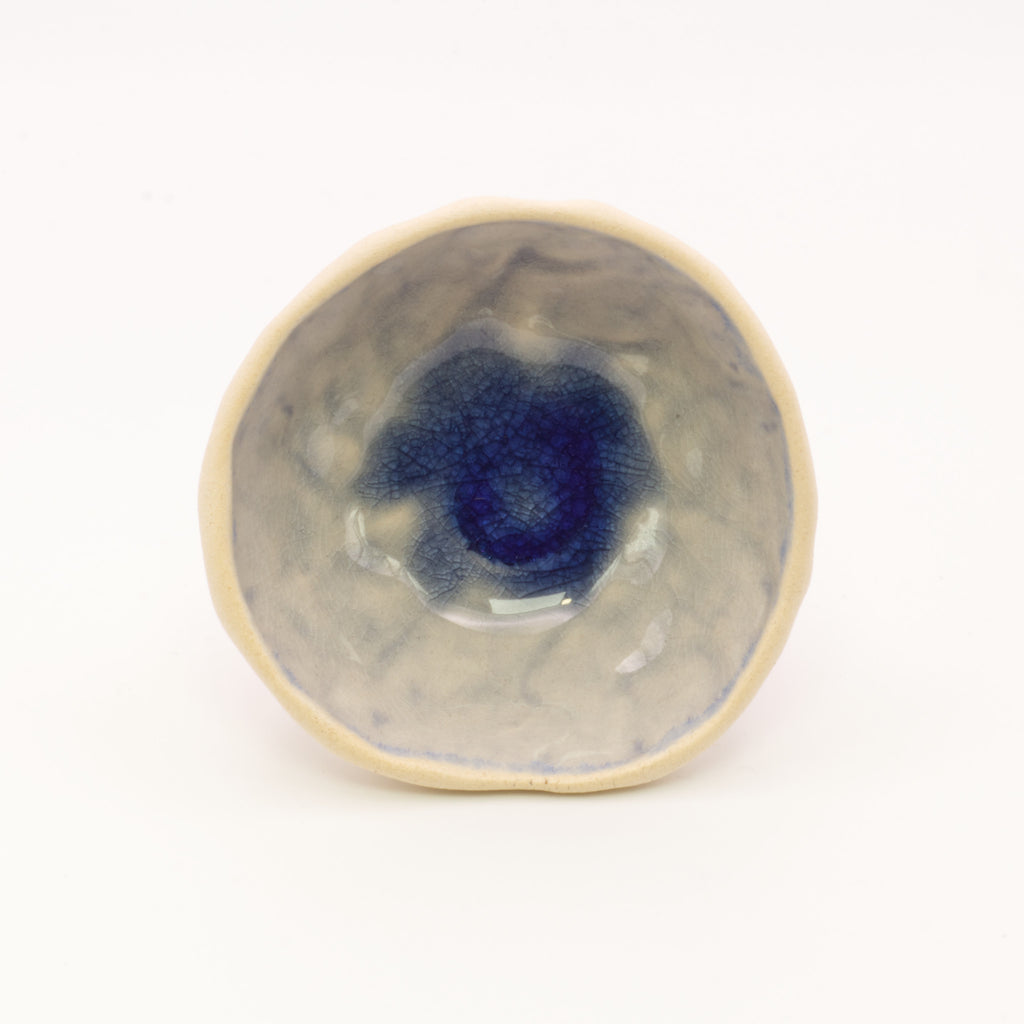 Taça Algarve T1  azul gin | Pássaro de Seda