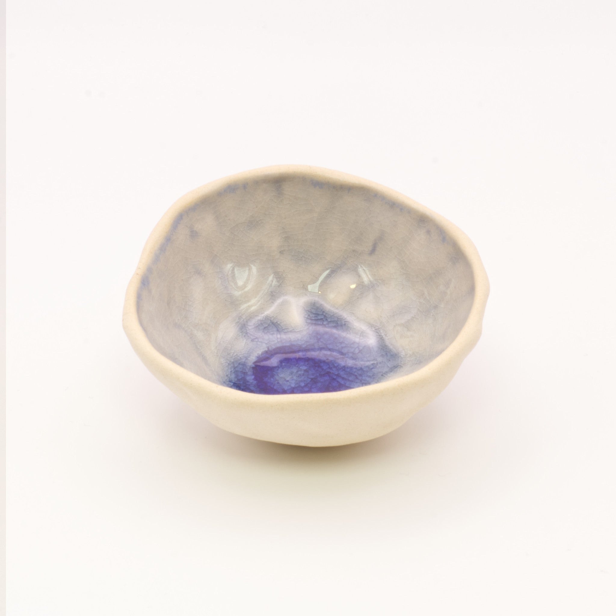 Taça Algarve T1  azul gin | Pássaro de Seda