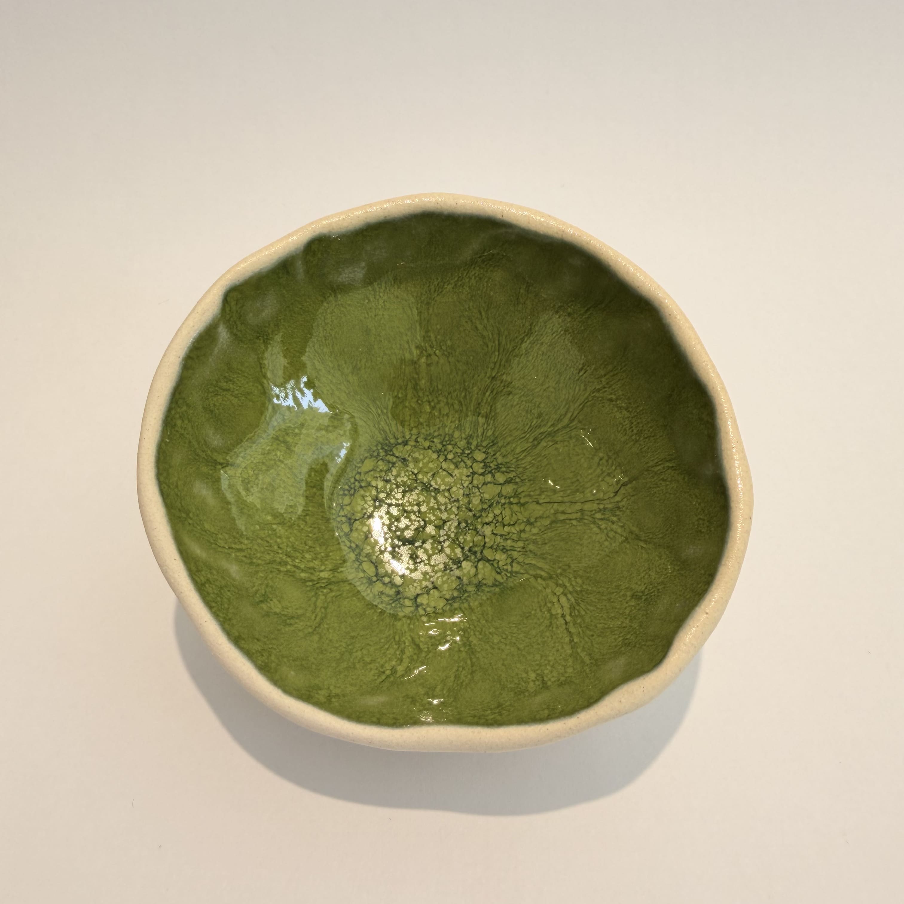 Taça Algarve T1  verde selénio | Pássaro de Seda