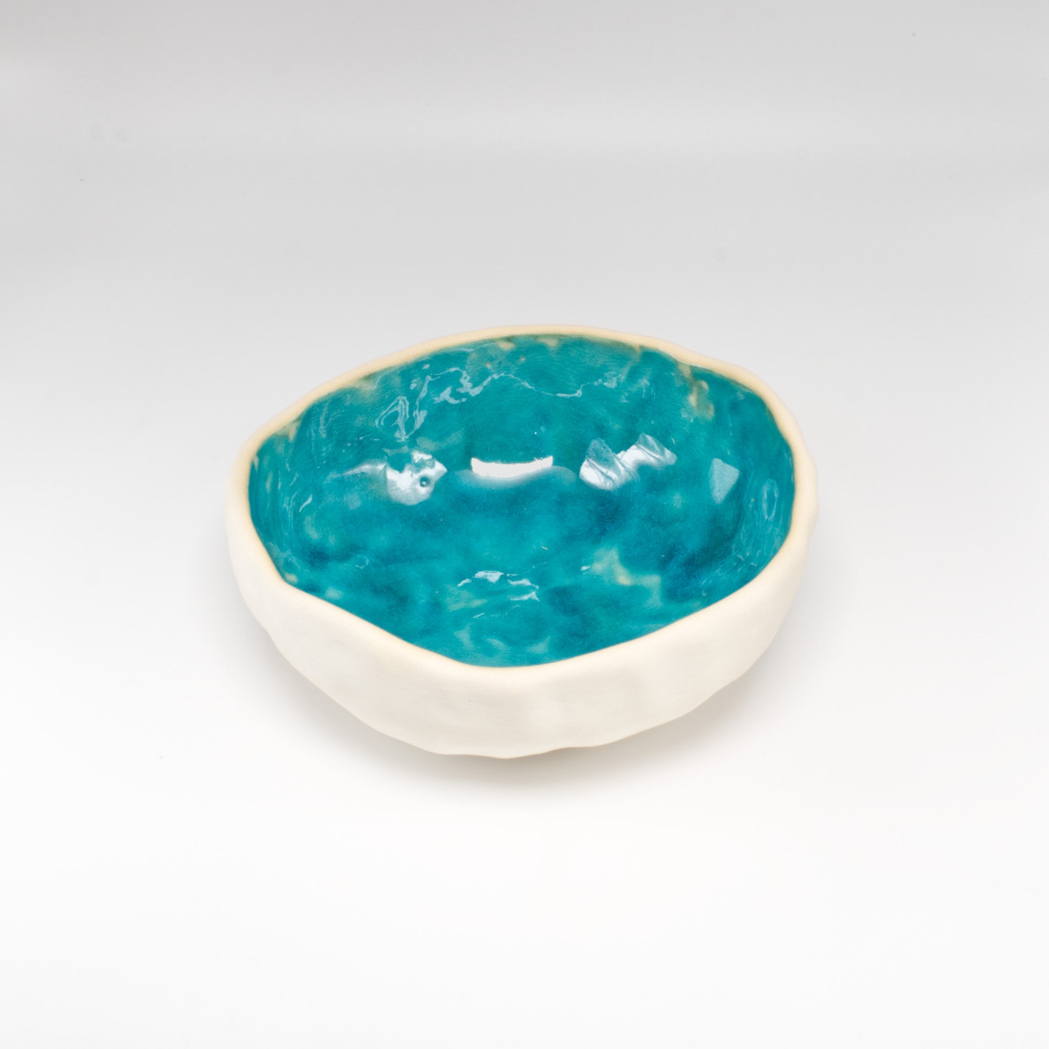 Taça Algarve T3 Turquesa | Pássaro de Seda