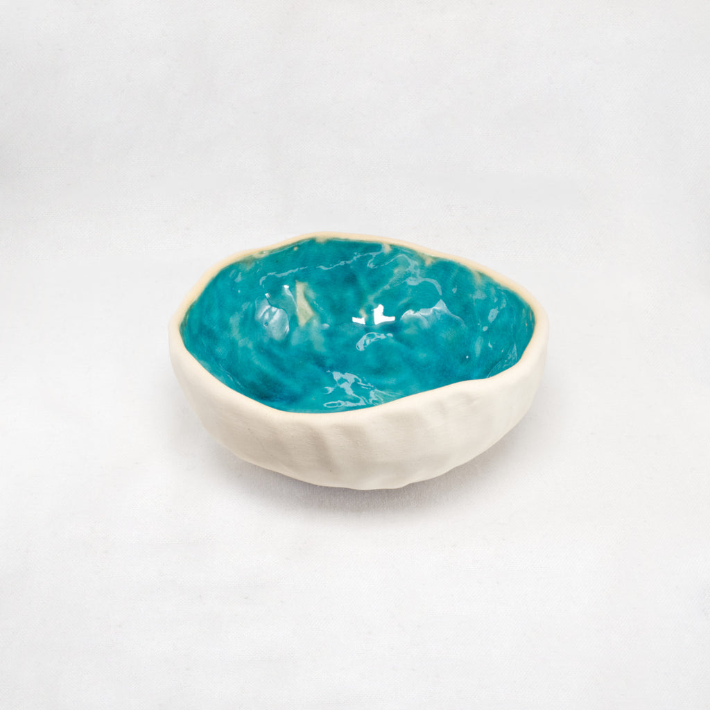 Taça Algarve T3 Turquesa | Pássaro de Seda