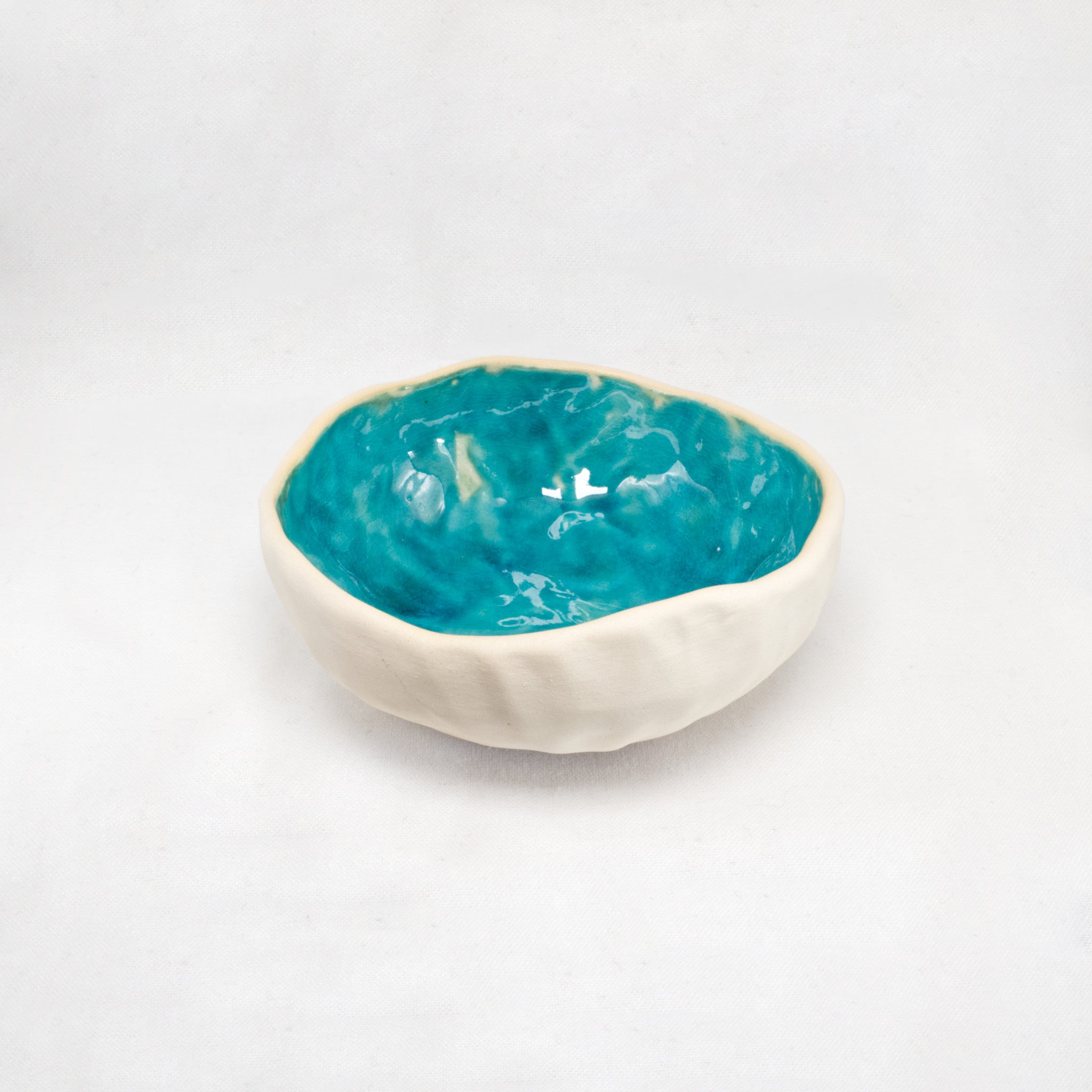 Taça Algarve T3 Turquesa | Pássaro de Seda