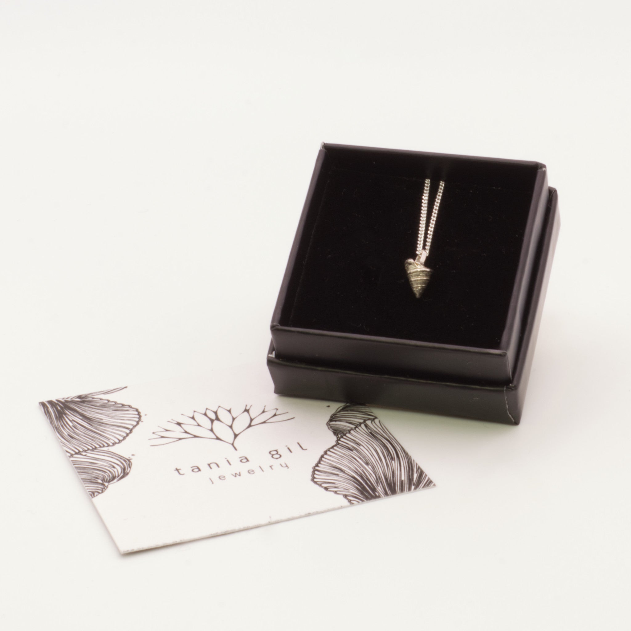 Colar Snail Micro prateado 2 | Tania Gil Jewelry