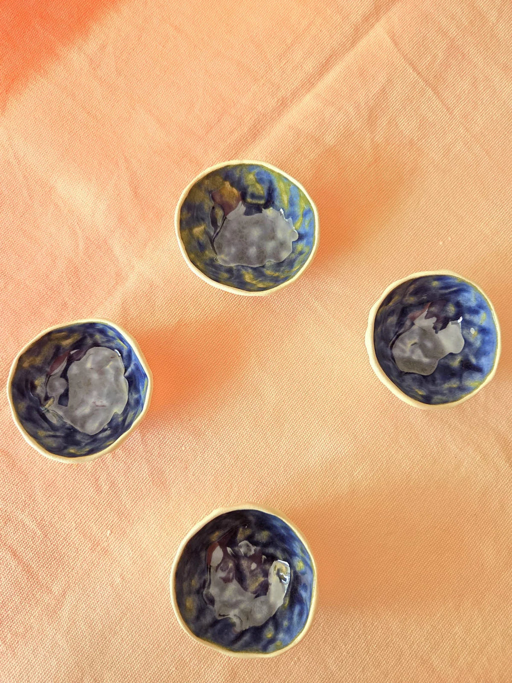 Taça Algarve T4 Azul Dark | Pássaro de Seda